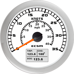 ECT-15Knots GPS速度表